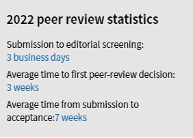 Peer review statistics